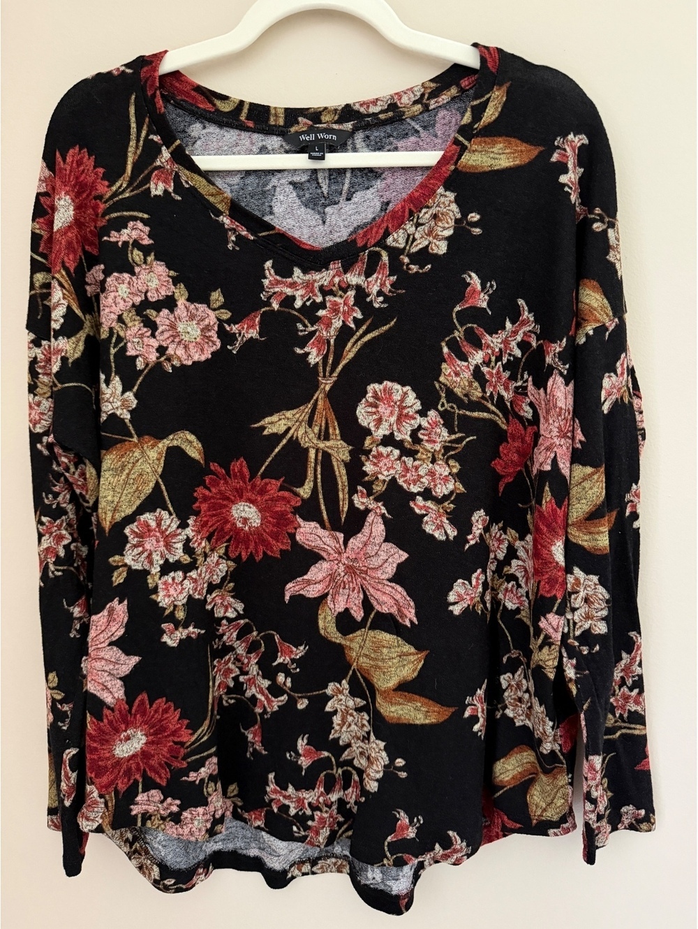 L viscose blend top, Well Worn